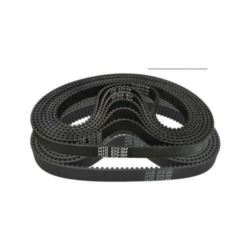 HTD500-5M HTD505-5M HTD510-5M HTD515-5M HTD560-5M HTD565-5M HTD570 HTD575-5M Rubber Timing Belt Black 1PC