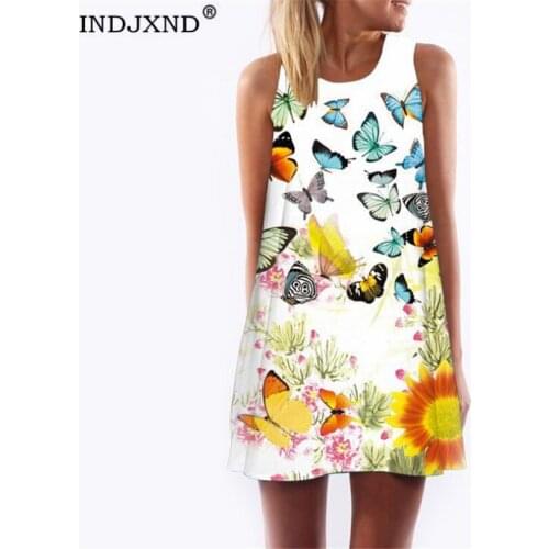 Летние платья на каждый день INDJXND China At AliExpress