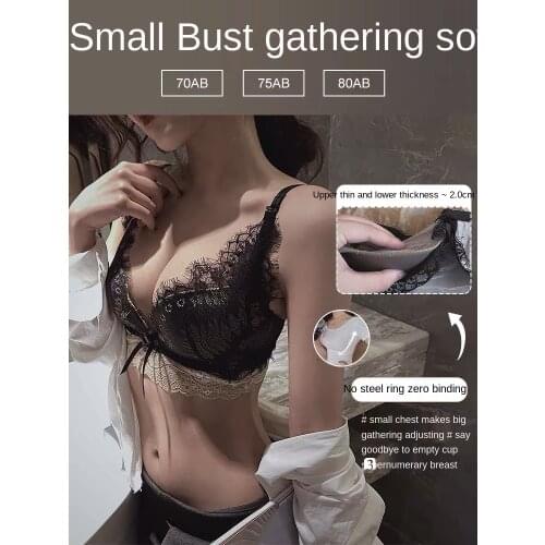 2021 New Japanese Bra Briefs Set Sexy Lace Underwear Fashion Push Up Comfortable No Steel Ring Brassiere Female Lingerie Set