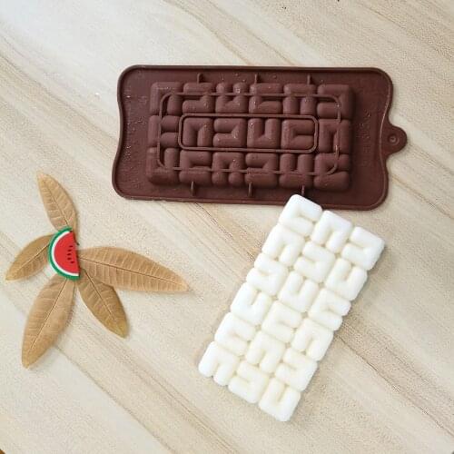 New Silicone Chocolate Mold Chocolate baking Tools Non-stick Silicone cake mold Jelly and Candy Mold 3D mold DIY best