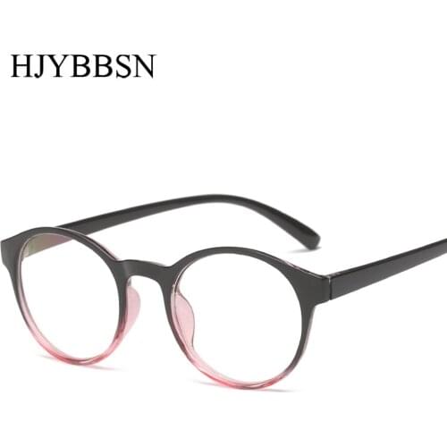 HJYBBSN Women men Round Glasses frame Female Brand Designer gafas De Sol Spectacle eyeglasses eyewear Glasses for women men