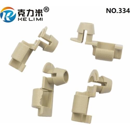 KE LI MI Car Decoration Door Lock Rod Fastener Gray Plastic Retainer Clips