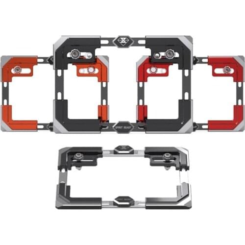 Motorcycle License Plate Frame Plate Rack Stand Adjustable Extendable Registration Plate Holder For Honda Yamaha Kawasaki