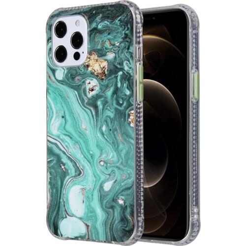 Luxury Malachite Quartz Marble Stone Case for iPhone 12 11 Pro 7 8 Plus X Xs Max XR Se 2020 Glossy Protective Soft Back Cover