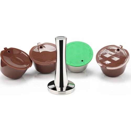 Filling Coffee Powder Tamper Press Rod Stainless Steel Coffee Bean Pressing Hammer For Nestle Nespresso Illy Coffee Capsule