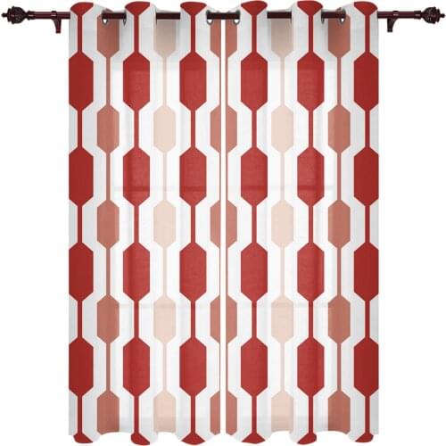 Middle Ages Modern Abstract Geometry Window Curtains Kitchen Bedroom Drapes Home Decor Luxury Living Room Backdrop Curtain