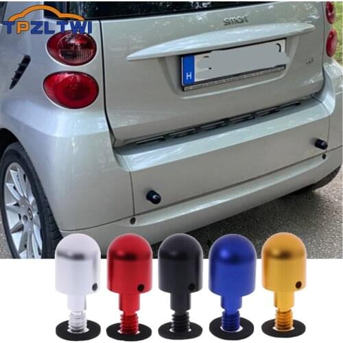 TPZLTWI Car Rear Bumper Spike Guard Protector for Mercedes Smart Fortwo 451 Anti Collision 2009-2014 Clips Voiture
