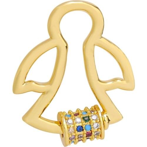 New 2020 Arrivals COpper Sterling Gold Color Jewelry Findings Clasp Accessories DIY Handmade Necklace Clasps Making Components