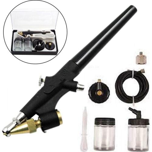 1Set Airbrush Kit Air Brush Body Paint Spray Gun Car Art Brush Nail Painting Tool for Nail Art Car 170cm Vinyl Air Hose