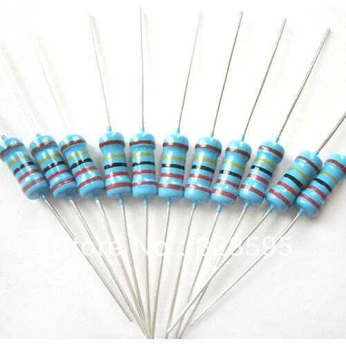 1w 2.2M ohm 2M2 ohm 2.2m 2m2 ohm 100% original brand new Fixed Resistor Metal Film Resistors Resistance +/- 1% (200pcs)