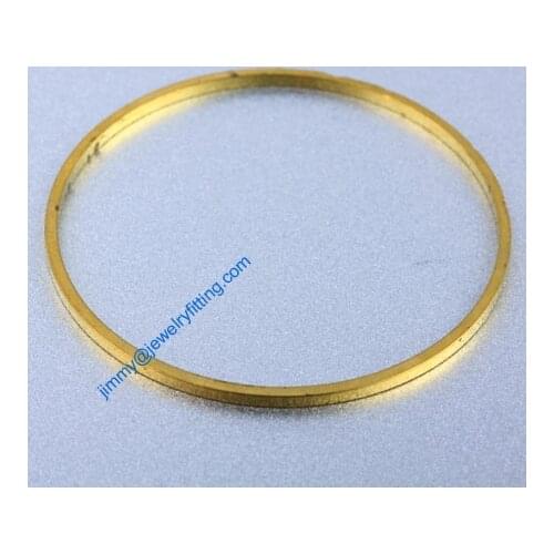 1000 PCS Raw Brass Circle 35*1*1.2 mm copper Rings fashion jewelry findings jewelry Connectors Quoit