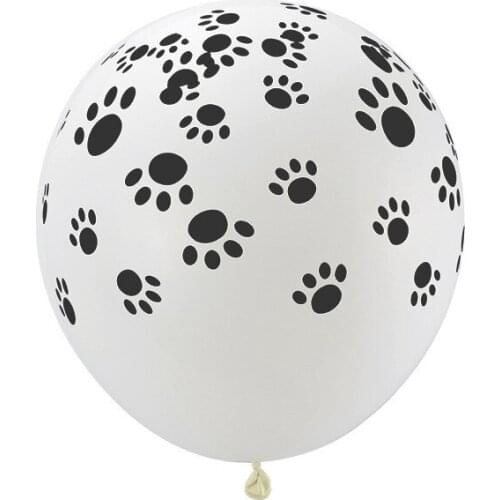 10 x 12 "animal thickened printing latex balloon birthday party decoration cartoon cow leopard foot Tiger Print