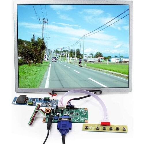 15inch 1024X768 High Brightness 1000nit LCD Screen with VGA LCD Controller Board