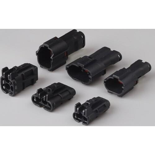 2sets Male and female waterproof plug-in car waterproof connector cable plug 1P2P3P4P6P8p