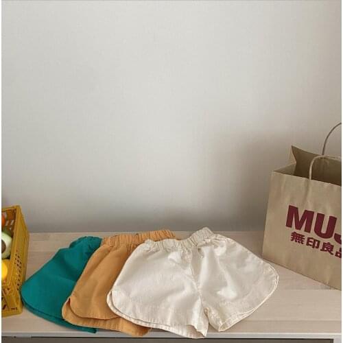 2021 new style girls boys shorts summer cotton fashion kids shorts