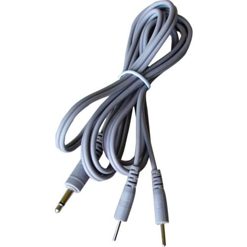 60pcs 2 Pins Copper Electrode Lead Wires Connecting TENS Therapy Massager/Stimulator For Health Care Tool Accessories