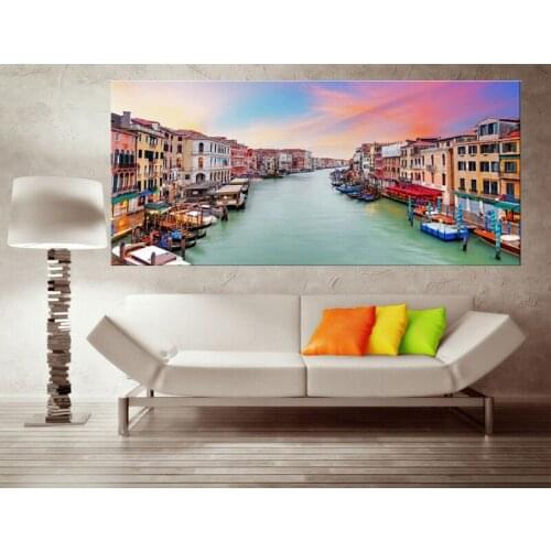 120x60cm Italy style diamond painting stickers water city Venice landscape 5d wall art mural bedroom decoration sea viewZP-795