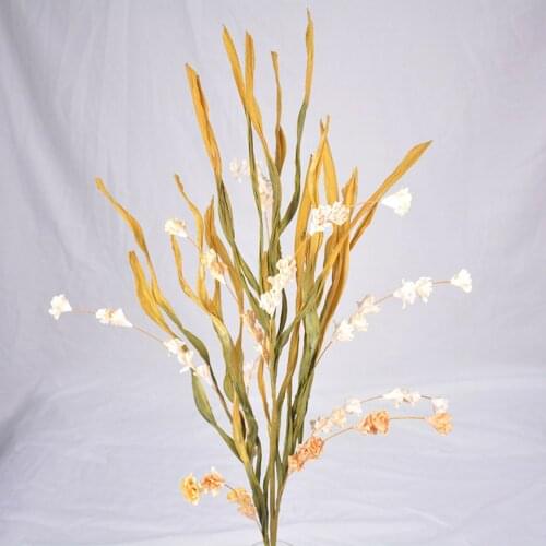 Rose Bouquet Peony Artificial Flowers Wedding Home Decoration Fake Flowers pampas High quality dried flowers Babysbreath