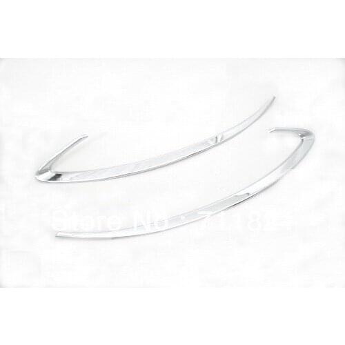 Chrome Head Light Bottom Trim For Ford Fiesta 2008-2011 Sedan