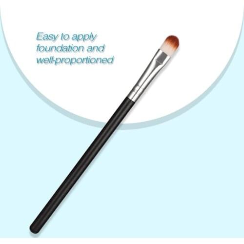 1pc Makeup Brush Eyeshadow Applicator Make Up Supplies Portable Eye Shadow Brushes Nail Mirror Powder Brush Makeup Tool