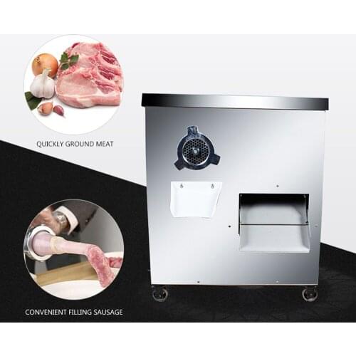 Electric Meat Grinder Commercial Stainless Steel Sausage Stuffer Twisting And Cutting Machine Electric Meat Grinder Meat Cutter