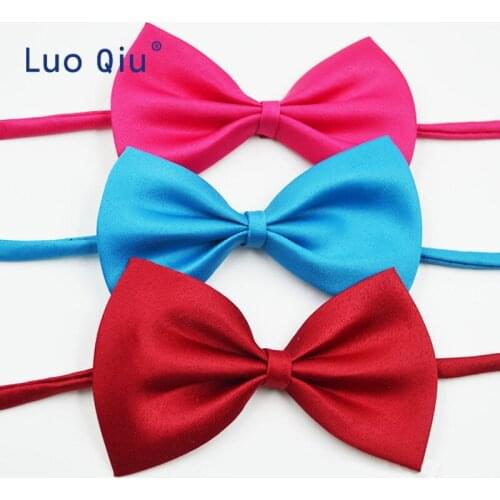 Parent-Child Bowtie Set Charming Kids Pets Adult Family Butterfly Satin Party Dinner Wedding Design Cute bow tie Accessory