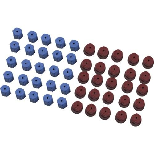 50 Pcs High Low Side AC Valve Cap Sealing Cover Universal R134a Valve Cover