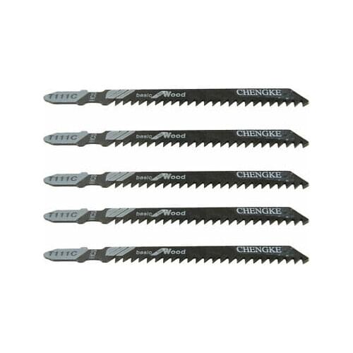 5 Pcs 3.9" Length T111C Jig Saw Blades for Electric Power Tool for Matika 4304