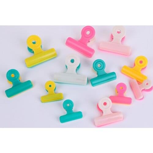Multifunction Bag Chip Clips Fresh Food Clips, Photo File Clamps Assorted Colors Air Tight Seal Grip for Kitchen Seal Bag Sealer