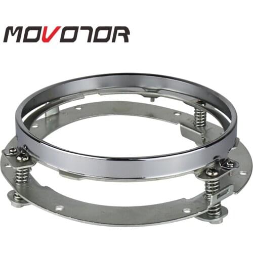 Mounting Shell 7inch Round Mounting Bracket Trim Ring Motorcycle Inner Trim Ring