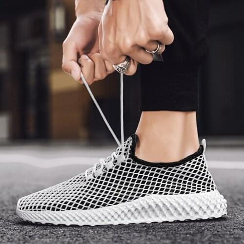 Mens Sports Shoes Summer Breathable Mesh Casual Shoes Outdoor Super Light Fitness Training Shoes Running Shoes Zapato De Hombre