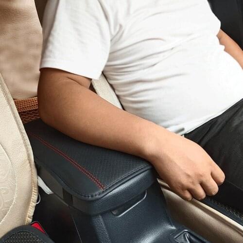 Car Armrest Pad Cover Non-slip Soft Fiber Leather Auto Center Console Box Pad Protector Universal Auto Decoration Styling