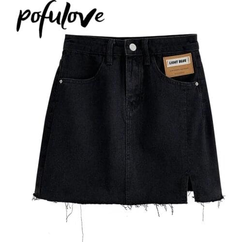 Юбки-карандаши с цветами POFULOVE China At AliExpress