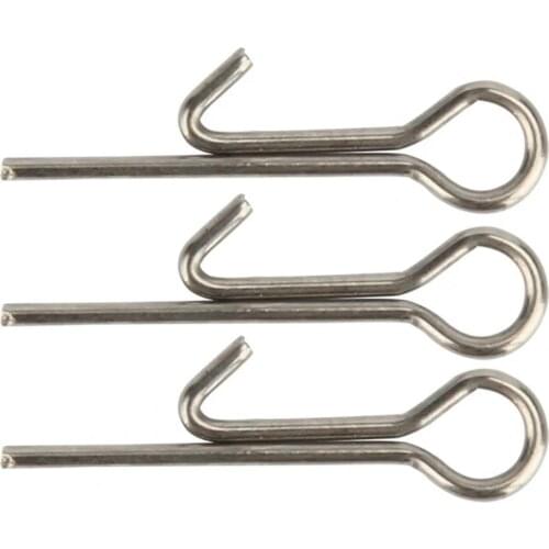 100Pcs Fishing Bait Stinger Spike Hook Soft Lure Bait Fixed Connecting Pins Needle Swivel Carp Fishing Tackle Accessories