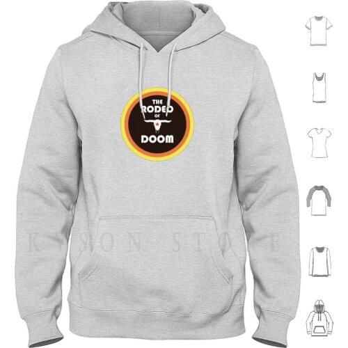 The Rodeo Of Doom Hoodies Long Sleeve Rodeo Science Fiction Crime Novel Camaro Doom No Idea What To Put Here