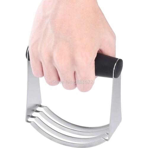 1 pc Hot Selling Butter Blender Stainless Steel Baking Dough Cutter Professional Pastry Cutter with Blades Kitchen Accessories