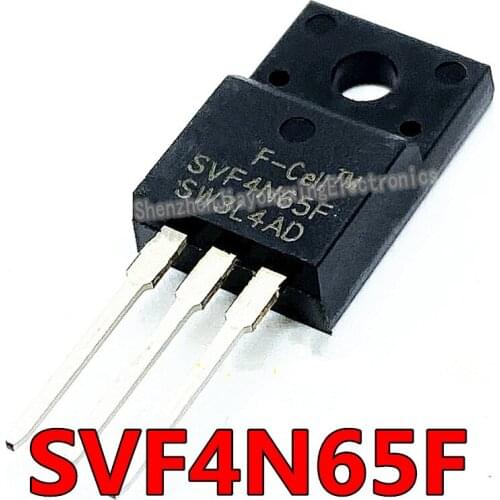 10pcs SVF4N65F TO-220F 4N65F SVD4N65F TO-220 SVF4N65 650V 4A 4N65