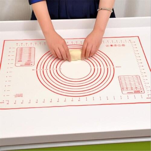 40x60cm Non-Slip Silicone Baking Sheet Rolling Dough Pastry Cakes Bakeware Liner Pad Mat Oven Pasta Kitchen Kneading Tools