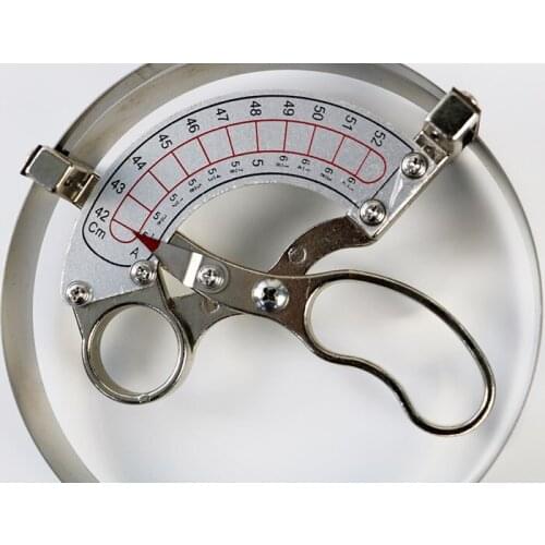 42-70CM Stainless Steel Scissor Ring Compass Bottle Cap Measurement Cap Circumference Tool