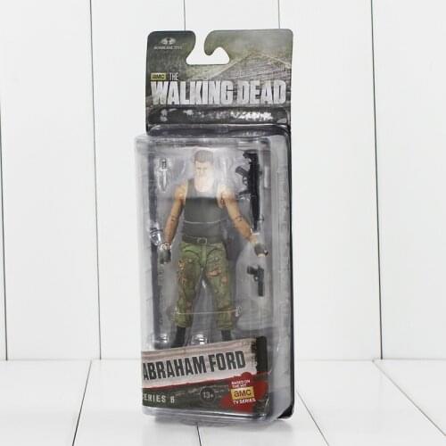 5" 13cm NECA The Walking Dead Abraham Figure Toy AMC TV Series PVC Action Figurine Model Collectible Gifts for KIds