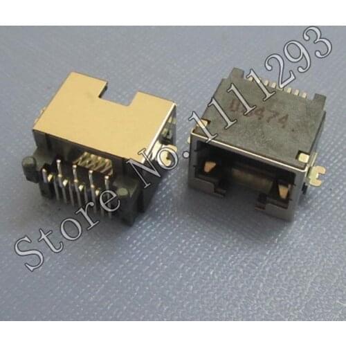 5pcs/lot LAN Jack Socket Connector for Asus G74SX K73SV K73SD K40 K50 K70 K72DR K72JR K73 N73J N73JN U31JG UX30 UX50V RJ45 Port