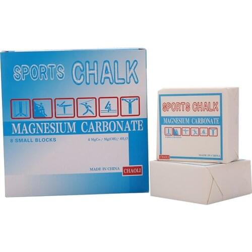 8Pcs/Box Weight Lifting Sport Chalk Magnesium Powder Gymnastic Sports Climbing Gym Magnesia Block Barbell weightlifting Training