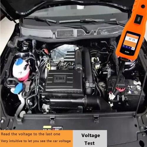 KM10 Automotive Probe Tester Circuit Polarity Check Continuity Test And Component Activation Read Voltage Current Resistance