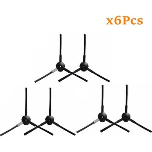 6Pcs Vacuum Cleaner Side Brushes for Ilife V60 Pro V5s V50 V55 Pro Robot Vacuum Cleaner Parts Brushes Replacement Accessories