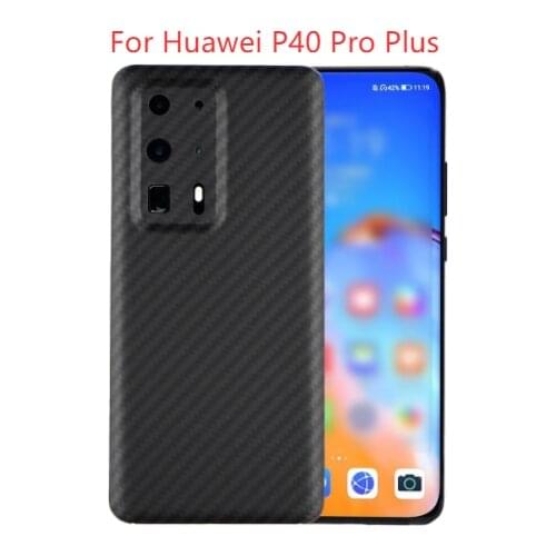 Real Carbon Fiber Case For huawei P40 pro plus Aramid fiber Fashion Cover For Hua wei P40 Pro Plus Protect The Lens Phone Case