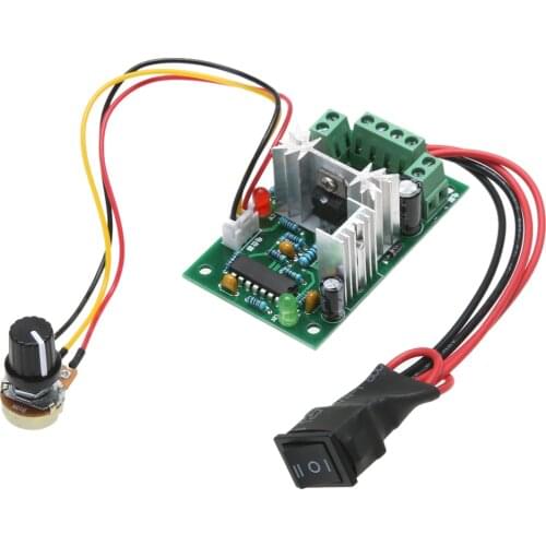 DC 10V 12V 24V 30V 120W PWM Adjustable Volt DC Motor Speed Controller CCM2 Regulator Controller Switch