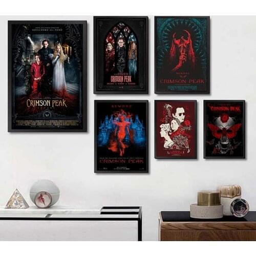 Home Decor Poster Wall Art Print Hot Crimson Peak Hotel Movie Classic Comic Gift Painting Bedroom Picture Modular