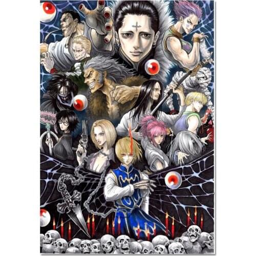 Hunter x Hunter Canvas Poster Wall Decals Art Canvas Fabric Cloth Poster Custom Home Decor 30X45cm 2020.6.15