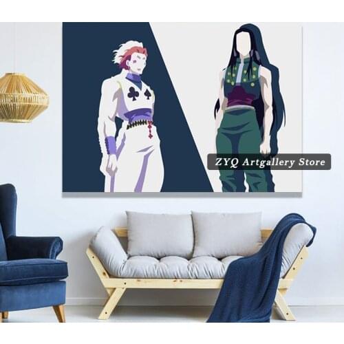 Hunter X Hunter HXH Anime Canvas Painting Decor Wall Art Pictures Bedroom Study Home Living Room Decoration Prints Poster Abstra