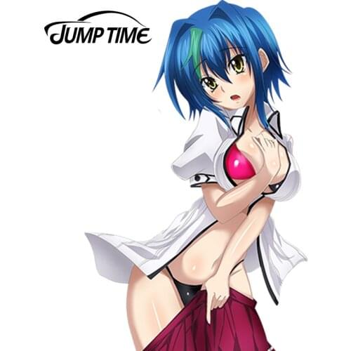 JumpTime 13cm x 8.2cm Car Styling Sexy Girl High School DxD Xenovia Render Decal JDM Car Bumper Sticker
